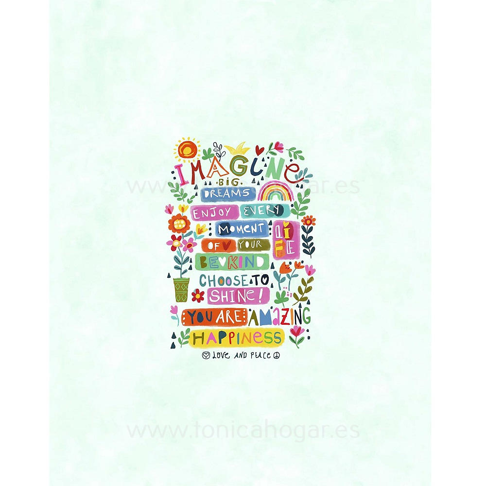 Detalle Tejido Duo Funda Nórdica Imagine Celeste de Jvr con Imagine de Tejidos JVR 