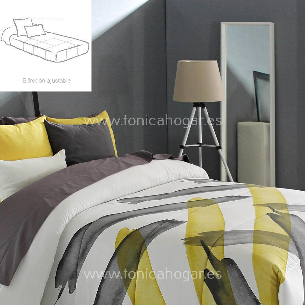 Color Gris C08 Edredón Ajustable Aren AG Cama 90 Reig Marti