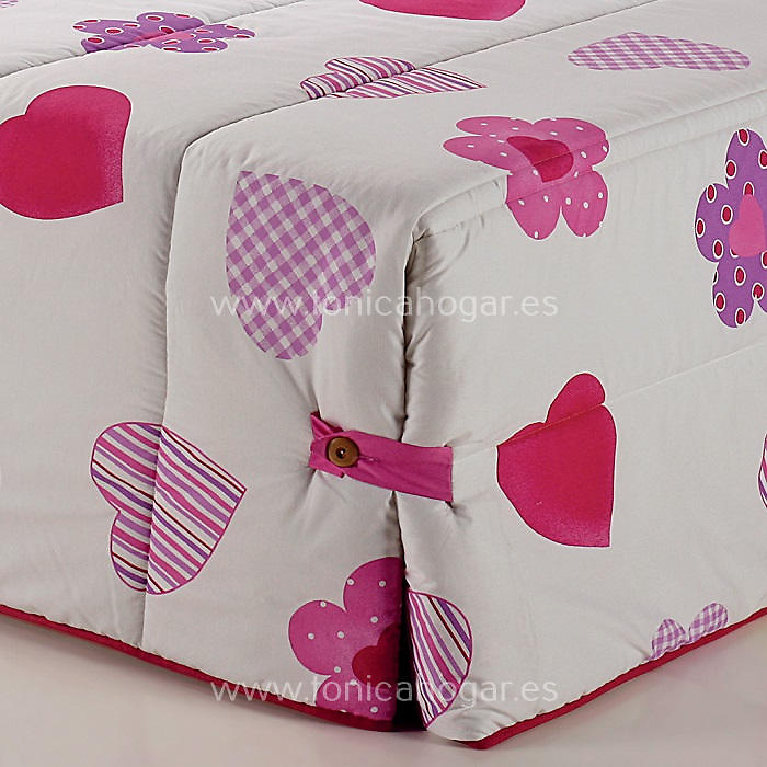 Detalle Edredón Conforter Wendyco 02 Chicle de Reig Marti 