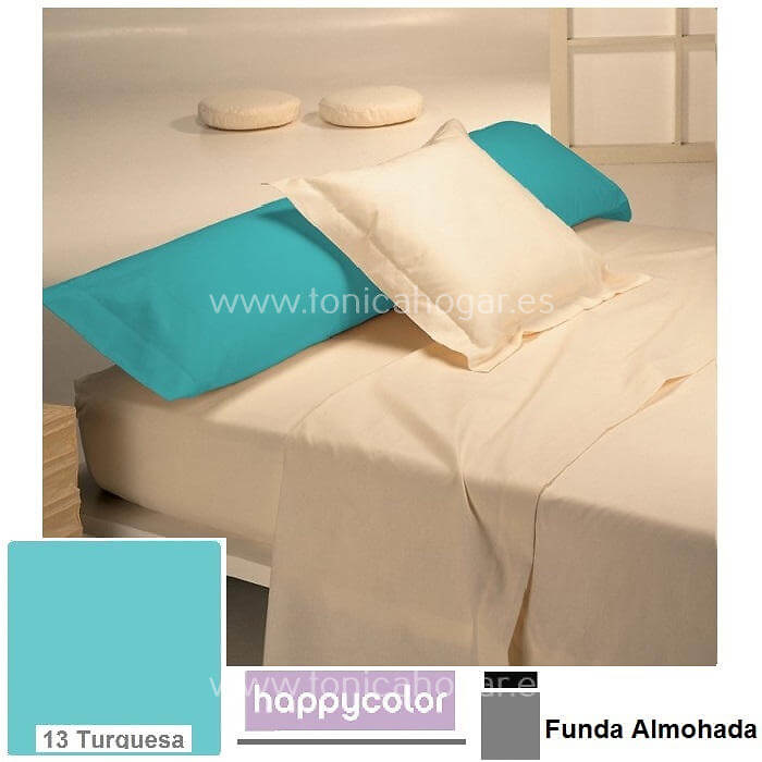 Funda Almohada Happycolor Reig Marti Happycolor 13 Turquesa Funda Almohada 090 Happycolor 13 Turquesa Funda Almohada 105 Happycolor 13 Turquesa Funda Almohada 135 Happycolor 13 Turquesa Funda Almohada 150 Happycolor 13 Turquesa 2 Fundas Almohadas 075-085 (2 de 50x85) 