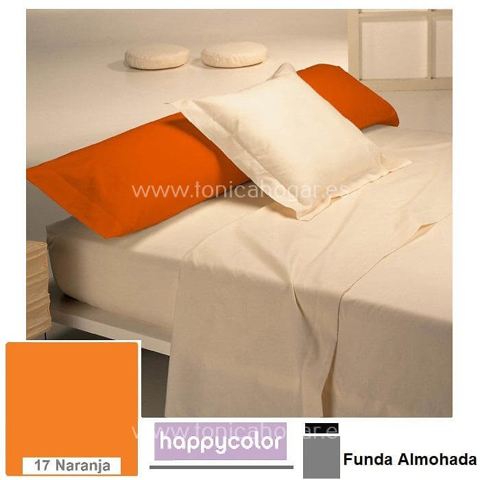 Funda Almohada Happycolor Reig Marti Happycolor 17 Naranja Funda Almohada 090 Happycolor 17 Naranja Funda Almohada 105 Happycolor 17 Naranja Funda Almohada 135 Happycolor 17 Naranja Funda Almohada 150 Happycolor 17 Naranja 2 Fundas Almohadas 075-085 (2 de 50x85) 