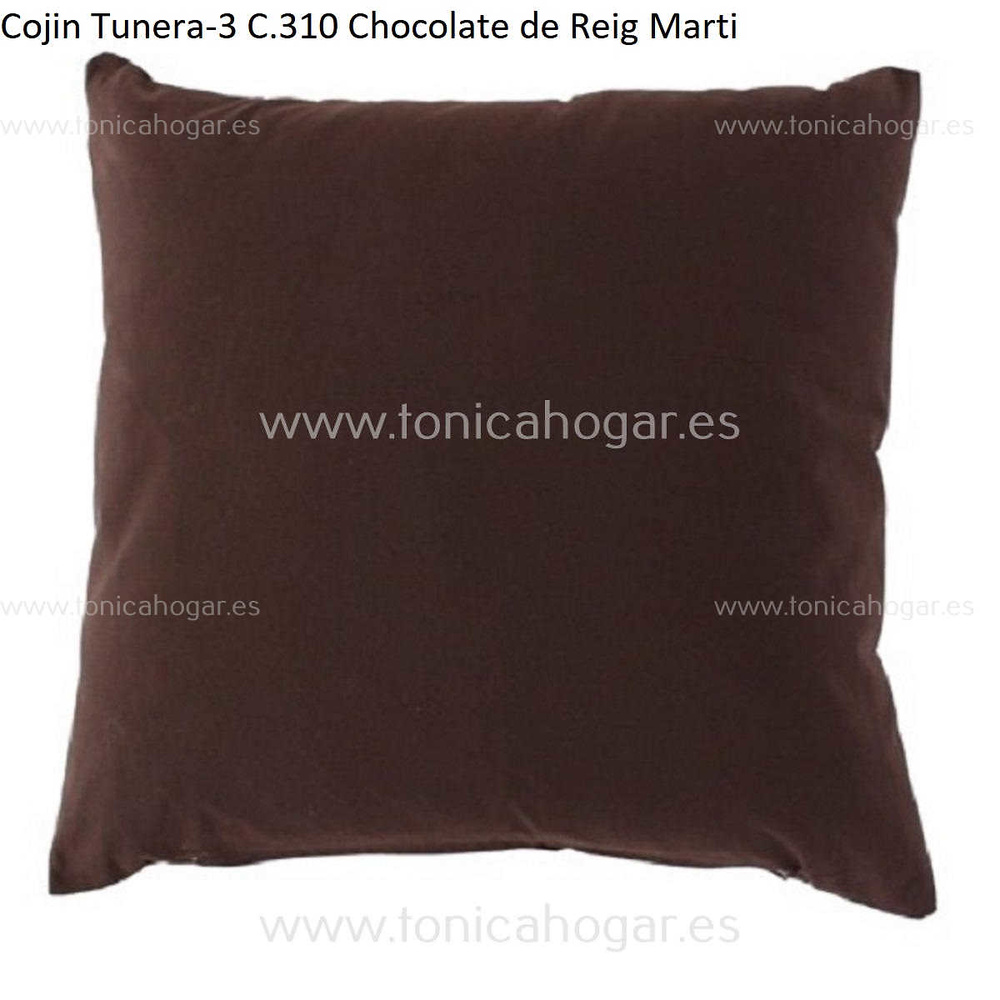 Funda Cuadrante Tunera Ct Reig Marti Chocolate Funda Cojín 50x50 