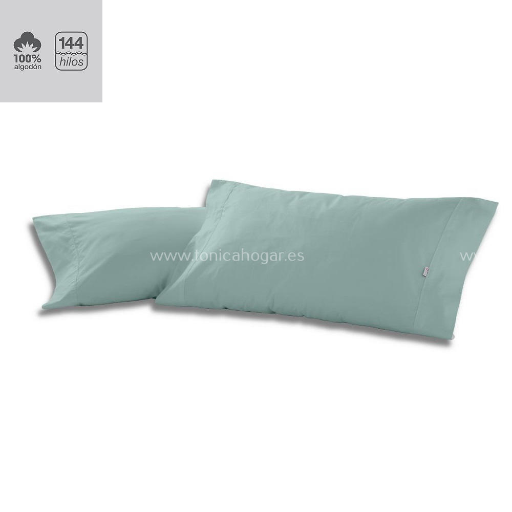 Fundas Almohadas Y Cojines Cala 100% Algodón de Es-Telia. 316 Aqua Pack Funda Almohada 2 de 45x080 316 Aqua Pack Funda Almohada 2 de 45x090 