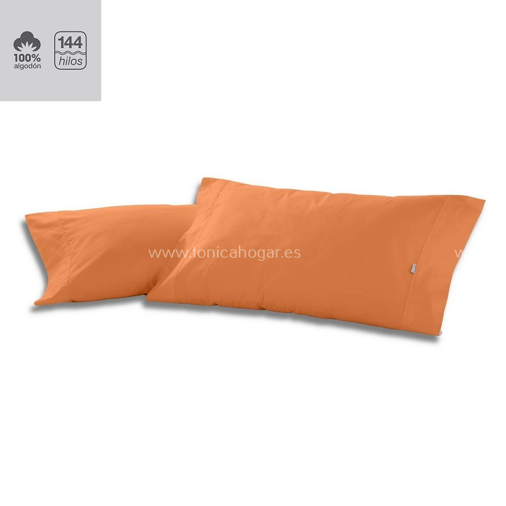 Fundas Almohadas Y Cojines Cala 100% Algodón de Es-Telia. 331 Mango Pack Funda Almohada 2 de 45x080 331 Mango Pack Funda Almohada 2 de 45x090 