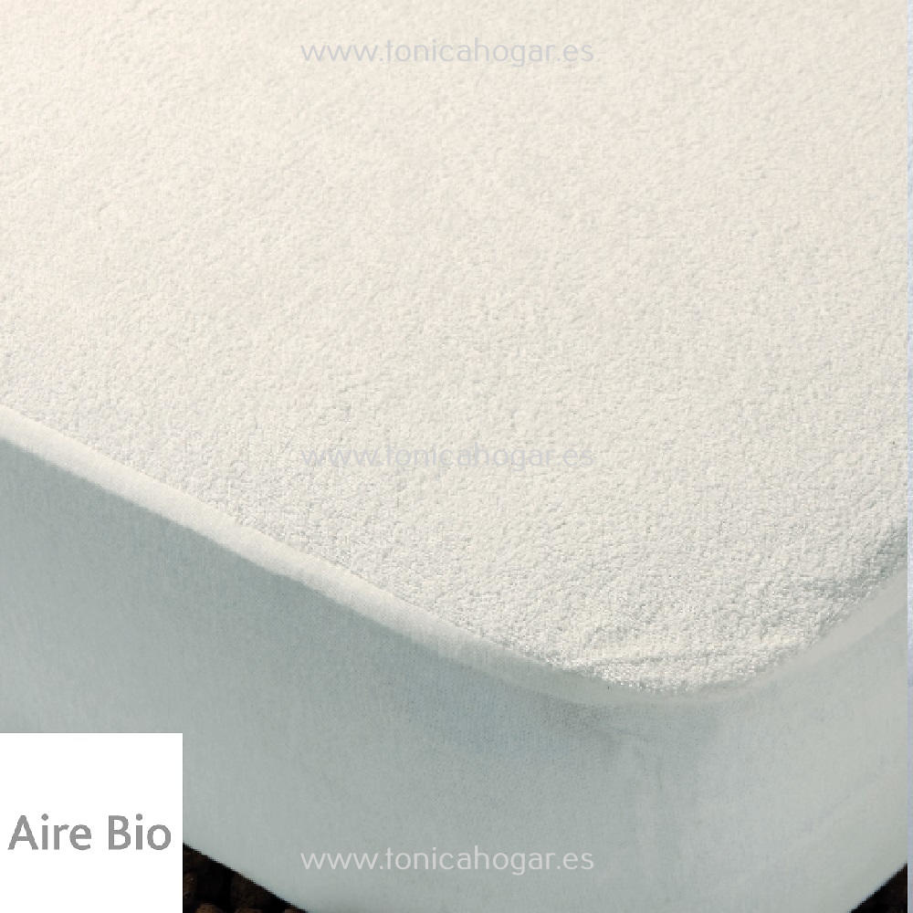 Protector de colchón de alogodón biorgánico de rizo 150x190 /200 cm