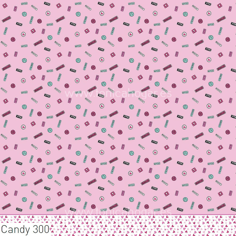 Tejido Candy 300Mt de Tejidos Jvr Rosa Tela Alto 280 