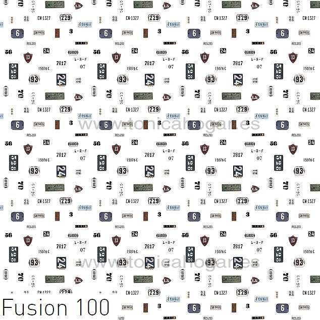 Tejido Fusion 100Mt de Tejidos Jvr Blanco Tela Alto 280 