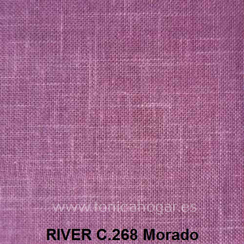 Tejido River de Cañete C.268 MORADO Tela Alto 280 