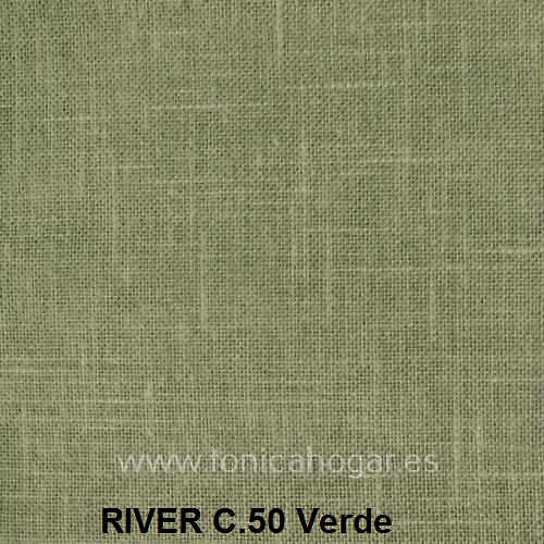 Tejido River de Cañete C.50 VERDE Tela Alto 280 