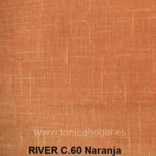 Tejido River de Cañete C.60 NARANJA Tela Alto 280 