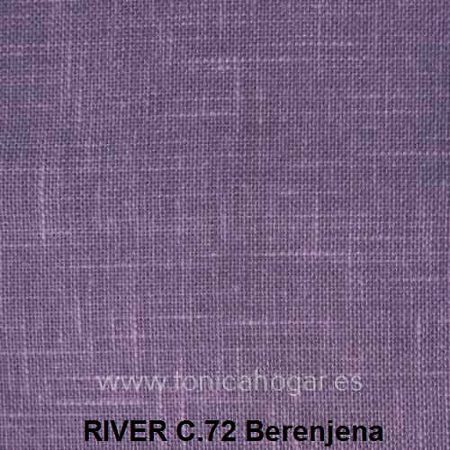 Tejido River de Cañete C.72 BERENJENA Tela Alto 280 