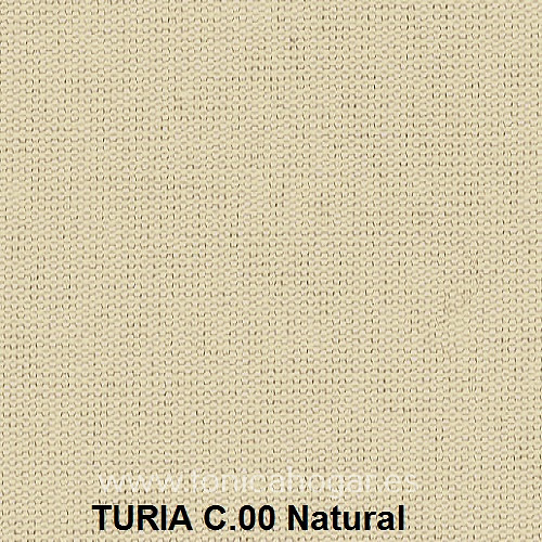 Tejido Turia de Cañete C.00 Natural Tela Alto 280 