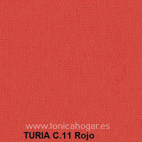 Tejido Turia de Cañete C.11 Rojo Tela Alto 280 