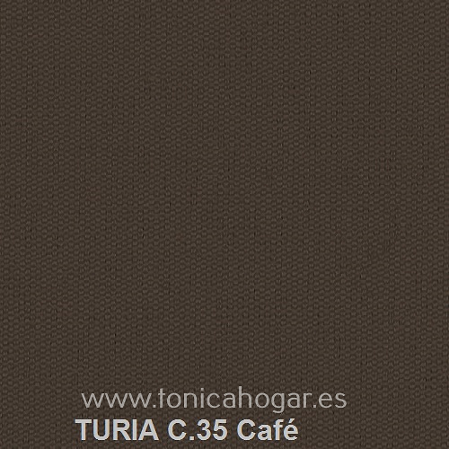 Tejido Turia de Cañete C.35 Café Tela Alto 280 