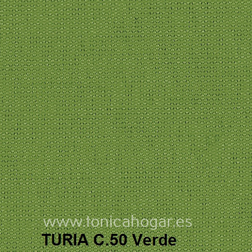 Tejido Turia de Cañete C.50 Verde Tela Alto 280 