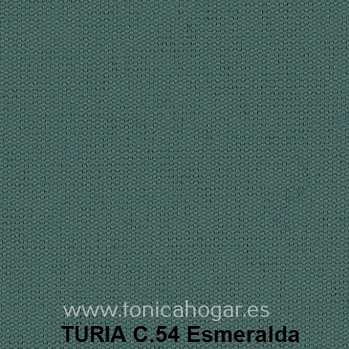 Tejido Turia de Cañete C.54 Esmeralda Tela Alto 280 