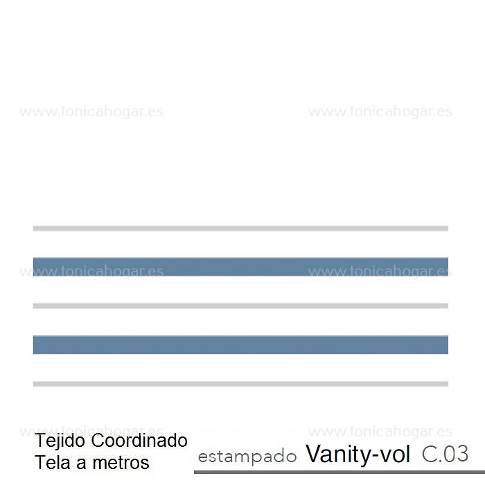 Tejido Vanity Volante Mt de Reig Marti Azul Tela Alto 055 