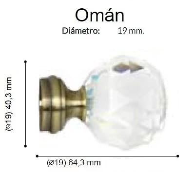 Terminal Varadero Oman Cuero De Altran Cuero Diámetro 19 mm 