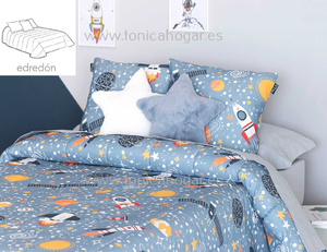 Edredón Galaxia de Confecciones Paula
