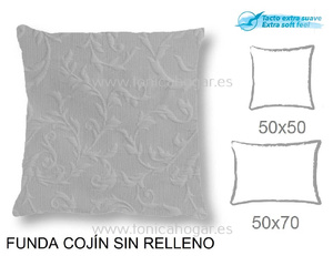 Funda Cojin Sansa Gris de Cañete