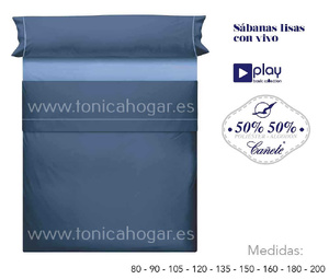 Juego Sabanas 742 Azul Marino Azul de Cañete