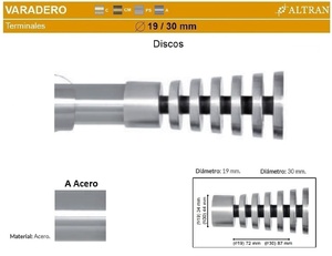 Terminal Metalico Varadero Discos Acero de Altran