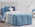 Edredón Conforter Cenefas Azul de Confecciones Paula