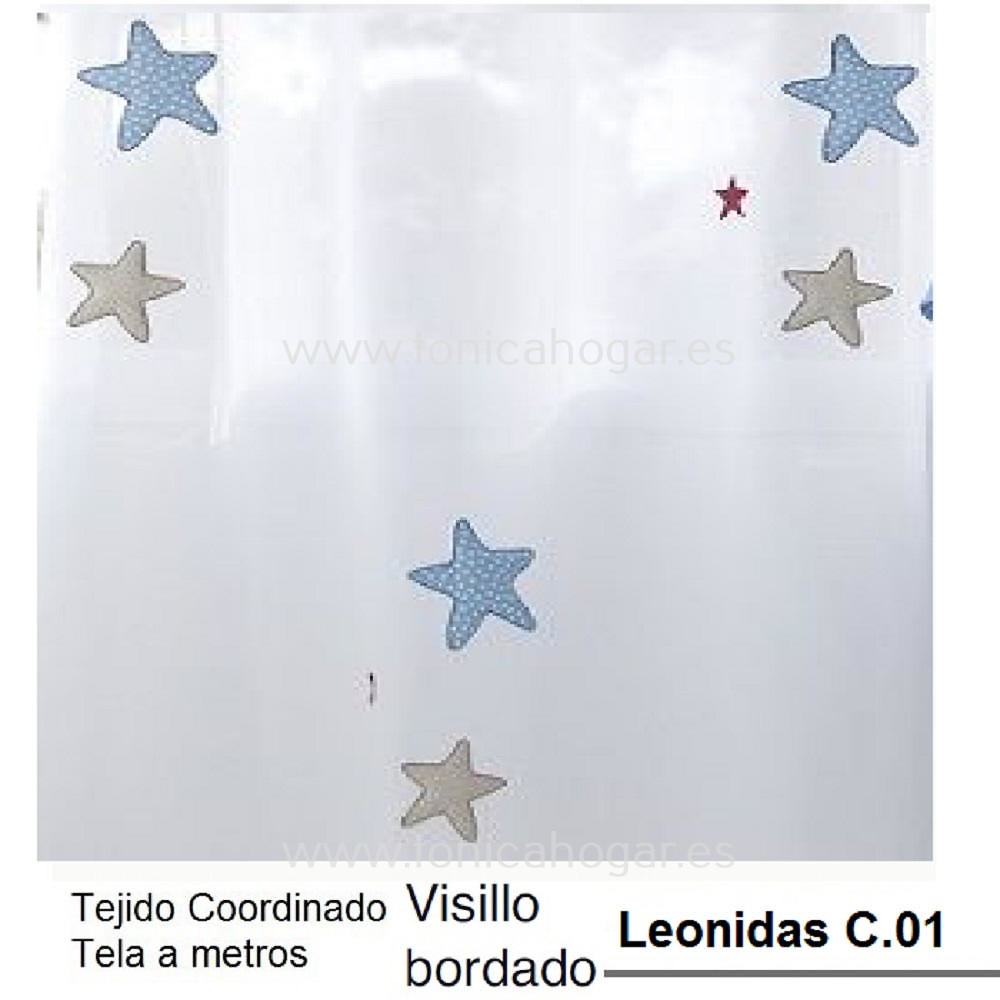 Tejido LEONIDAS color 01 de SCENES. 
