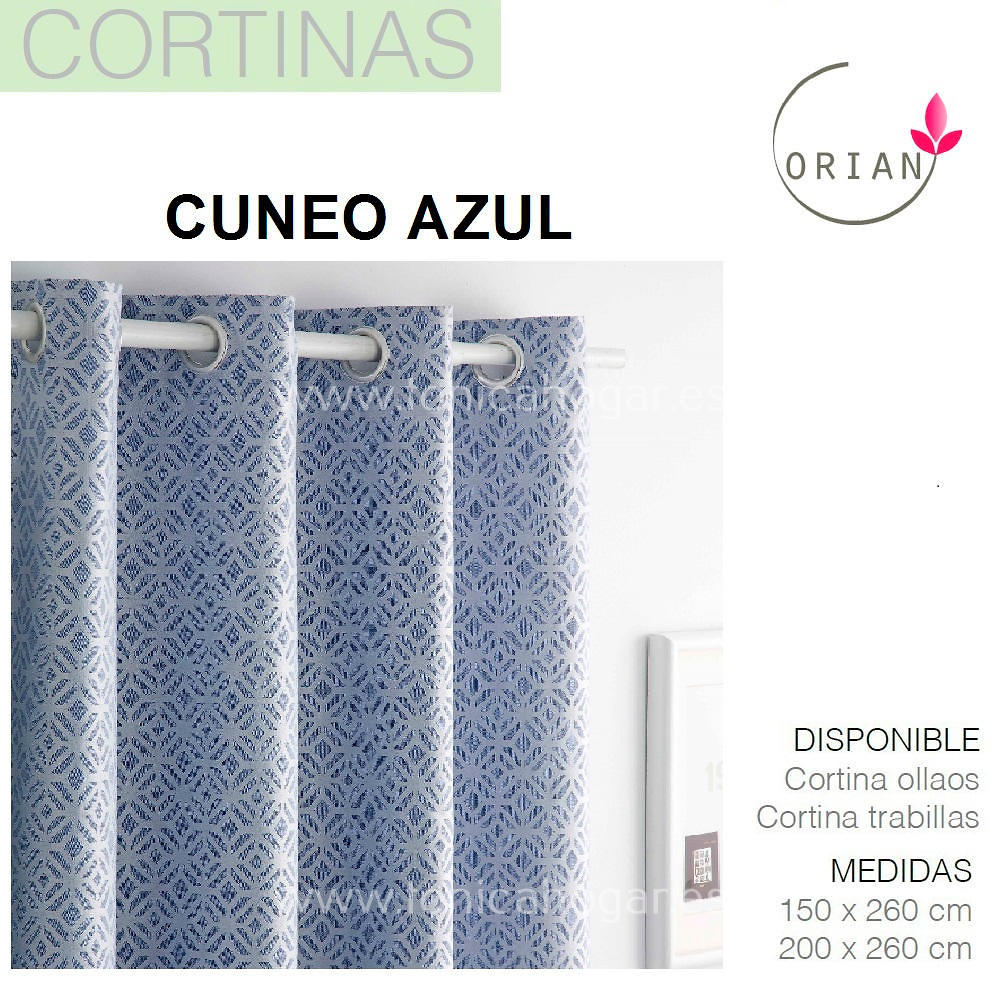 Cortina Confeccionada CUNEO color 3 de Orian. 