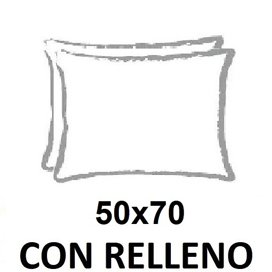 Medidas disponibles Cojin Linneo Rosa de Reig Marti 50x70 
