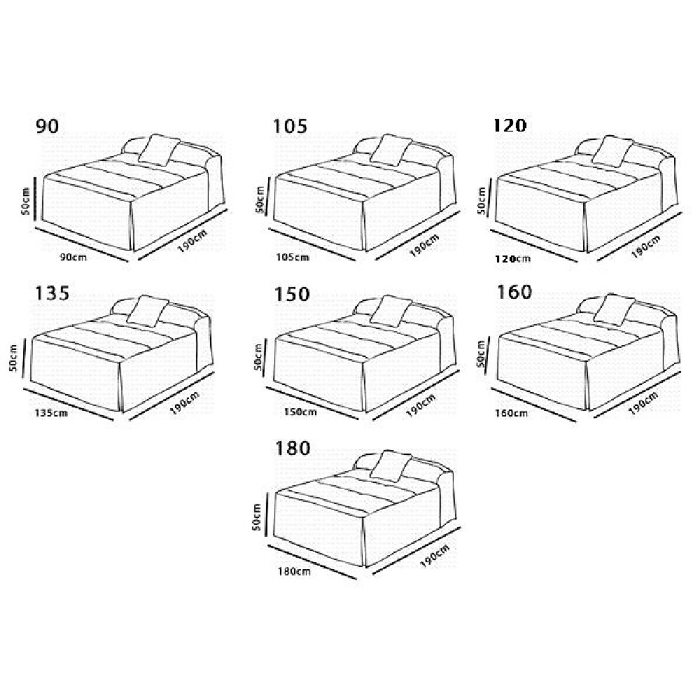 Medidas disponibles Colcha Edredón Limoges 01 Gris Reig Marti 135, 150 