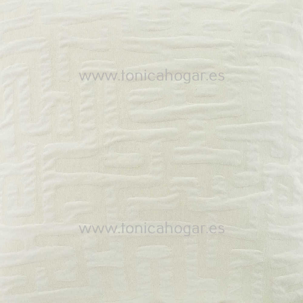 Detalle Tejido Colcha Toa Natural de Cañete con Metraje Toa/MT C.00 Natural de Cañete 