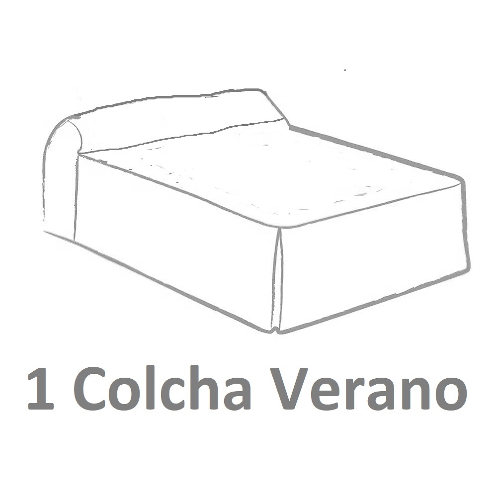 Colcha Edredón acolchada jacquard gris cama 105 (105x225+50 cm) TURIA