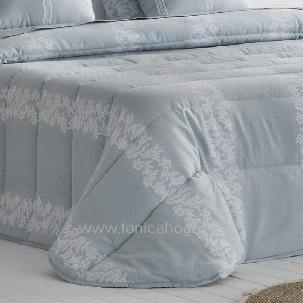 Detalle Conforter Nordico Anoia Azul de Tejidos JVR 