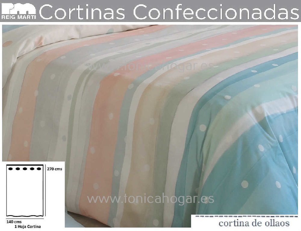 Cortina Confeccionada Cheeky Multicolor de Reig Marti 