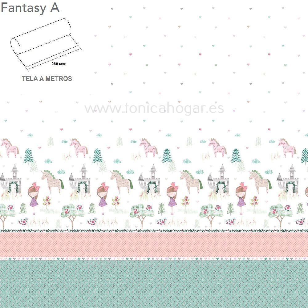 Detalle Tejido Cortina Fantasy A de Cañete con Metraje Fantasy A/MT C.09 Multicolor de Cañete 