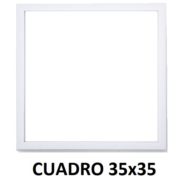 Medidas disponibles Cuadro Confeti Turquesa de Sansa 35x35 