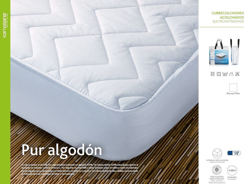 Protector de colchón acolchado e impermeable. Tamaño protector de colchón  80 x 190/200 cm