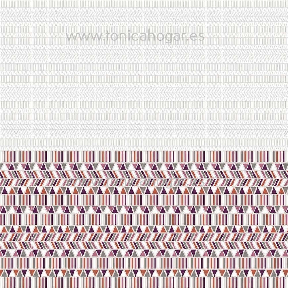 Detalle Tejido Dúo Funda Nórdica Eibar Lila de Confecciones Paula con Metraje Eibar/MT C.9 Lila de Confecciones Paula 