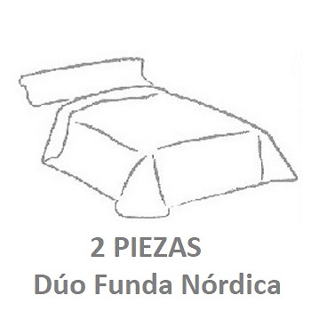 Medidas disponibles Dúo Funda Nórdica Porto Gris de Sansa 170, 090, 105, 135, 150, 160, 180 