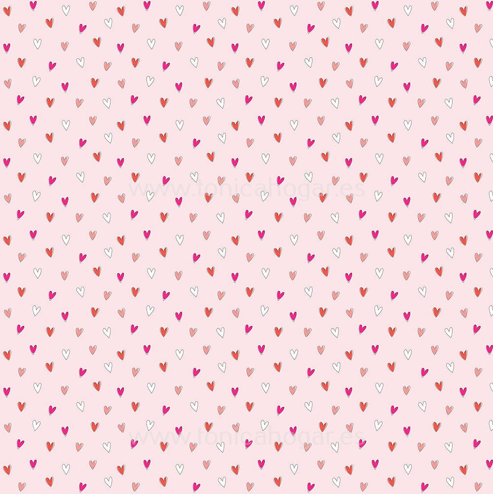 Detalle Funda Almohada Duo Funda Nórdica Selfie Multicolor de Jvr con Metraje Selfie/100MT C.060 Rosa de Tejidos JVR 