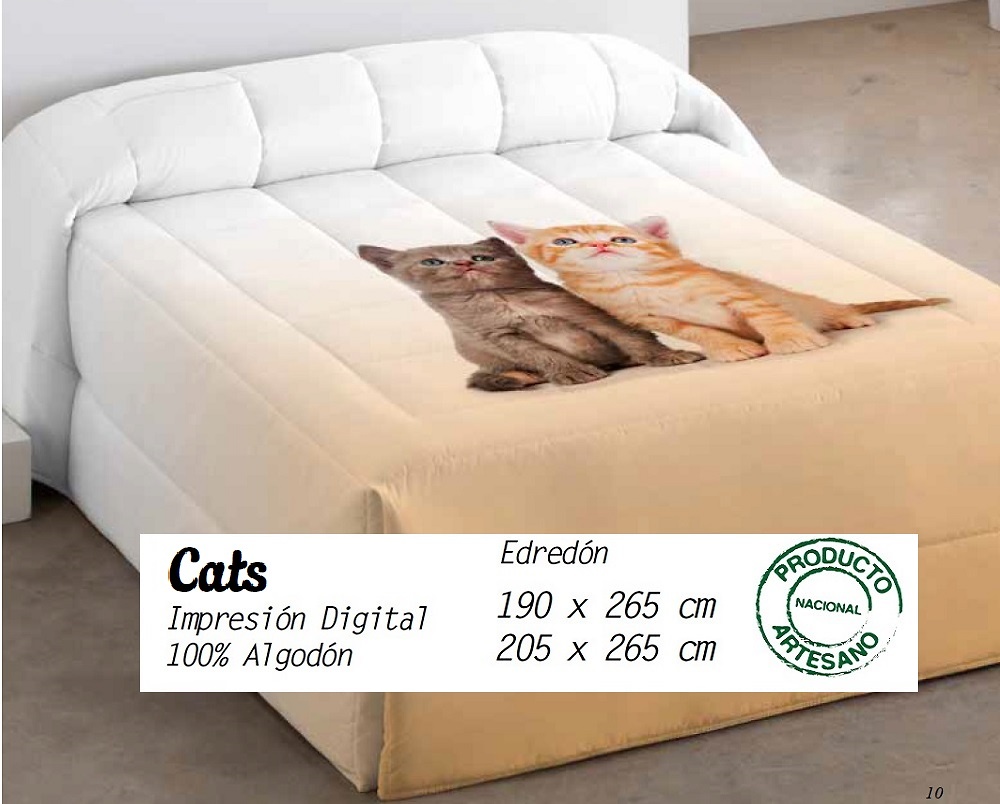 Edredón Conforter Cats de EDREXA 300 grs. 