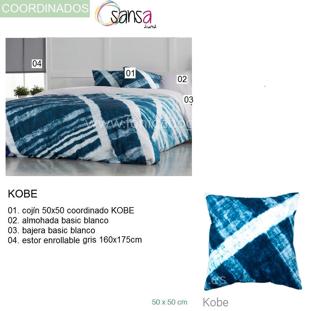 Articulos Coordinados Edredón Conforter KOBE de SANSA Digital de Confecciones Paula 
