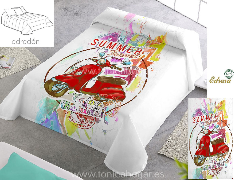 comprar Edredón Conforter Infantil Ride Multicolor de Edrexa online 
