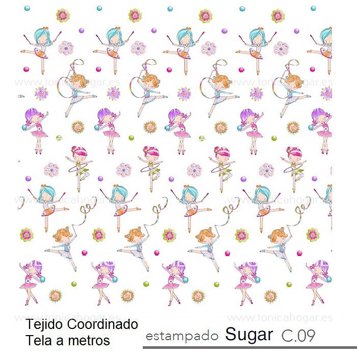 Detalle Tejido Edredón Conforter Sugar 02 Chicle de Reig Marti con Metraje Sugar/MT C.09 Chicle de Reig Marti 