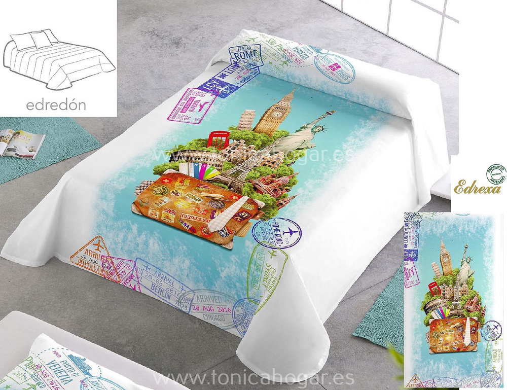 comprar Edredón Conforter Infantil Trip Multicolor de Edrexa online 