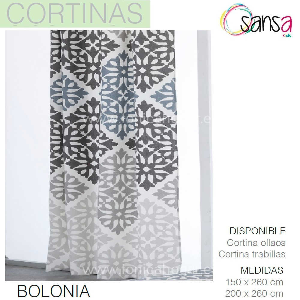 Cortina Confeccionada BOLONIA color 8 de SANSA. 