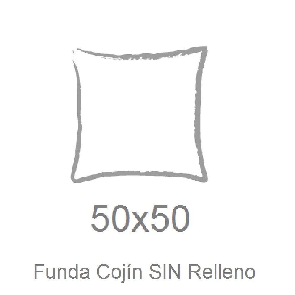 Medidas disponibles Funda Cojín Bruma de Es-Tela 50x50 