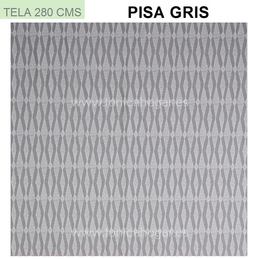 Detalle Tejido Funda Cojín Pisa Gris de Orian con Metraje Pisa/MT C.8 Gris de Orian 