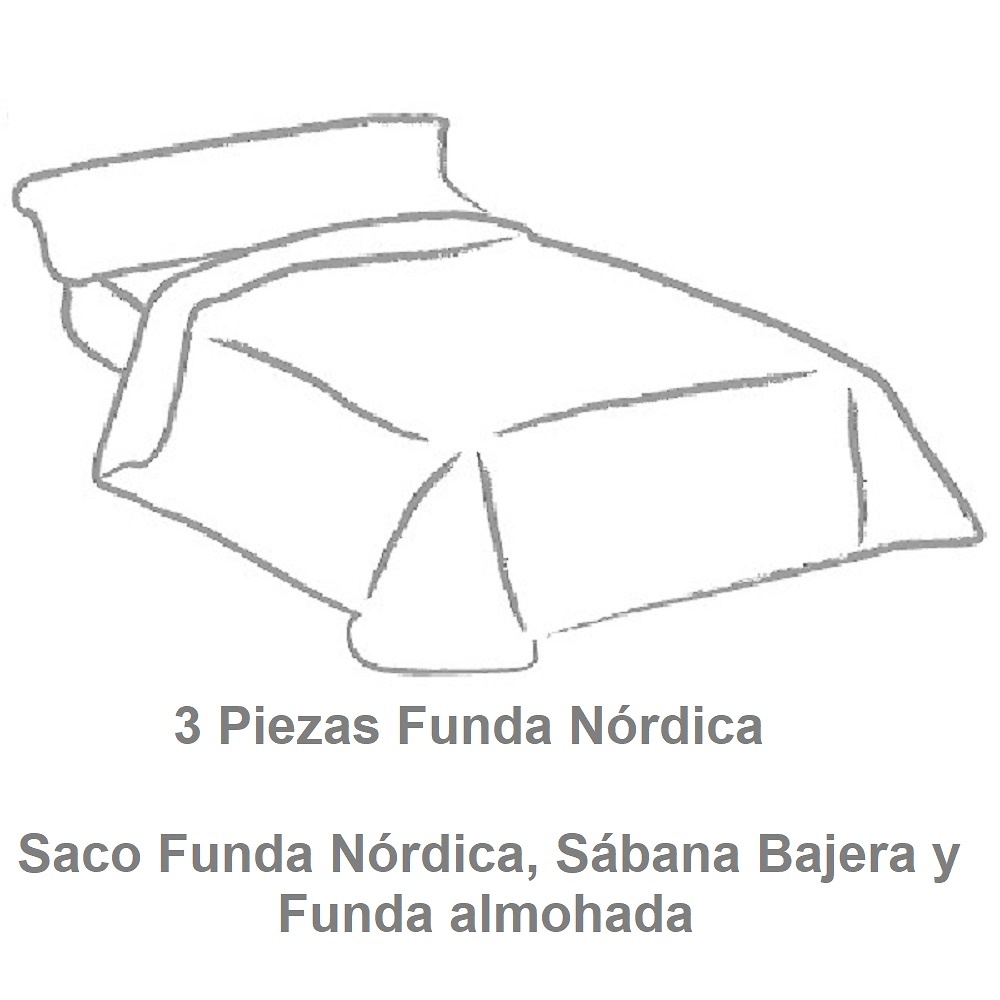Contenido, nº piezas Funda Nórdica Salt Azul de Confecciones Paula 